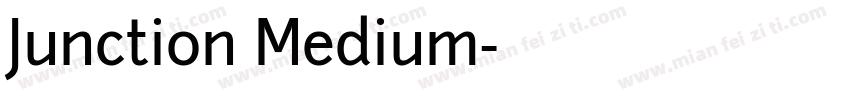 Junction Medium字体转换
